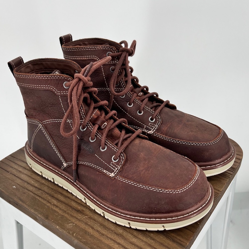 Keen Utility San Jose 6 Soft Toe Work Boots Leather Gingerbread 9.5 Gorpcore